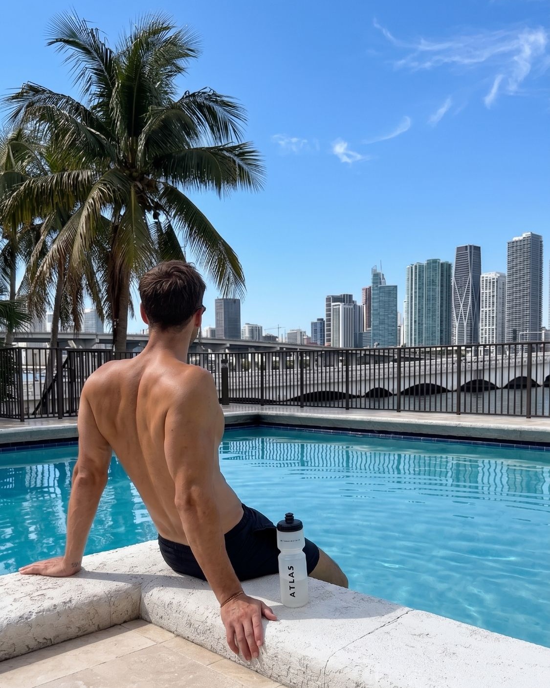 Atlas Performance Water Bottle lifestyle